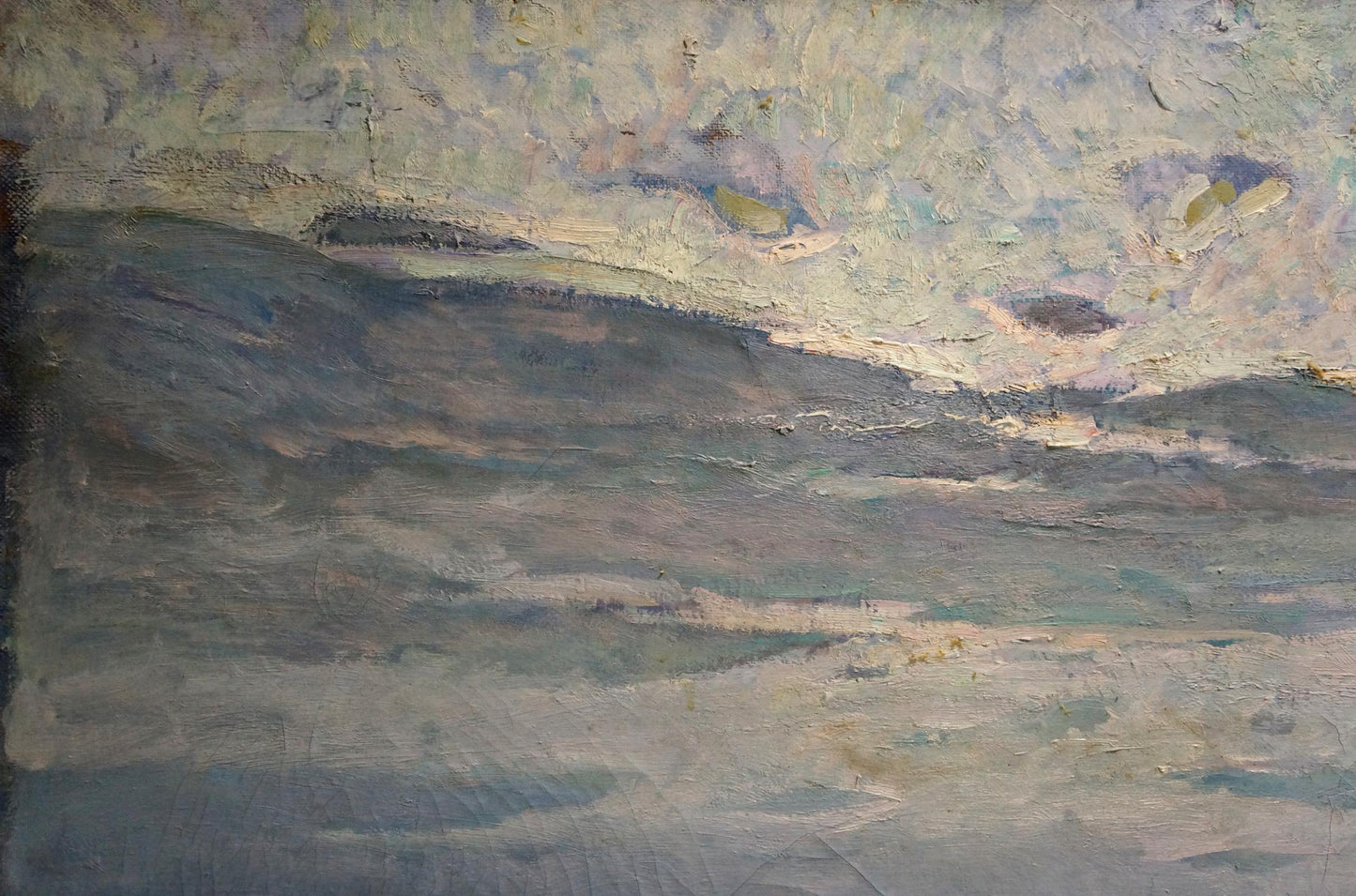 Oil painting of wheat field by Polonsky Evgeny Pavlovich