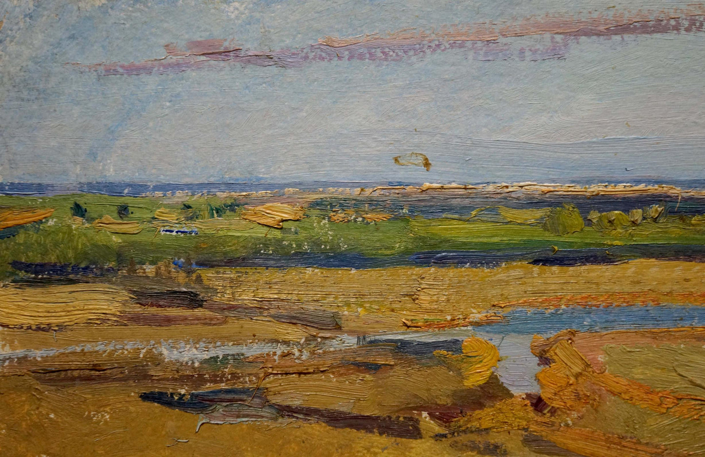 Oil painting Place to Rest by Gantman Moses Faybovich serene landscape