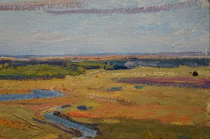 Oil painting Place to Rest by Gantman Moses Faybovich serene landscape