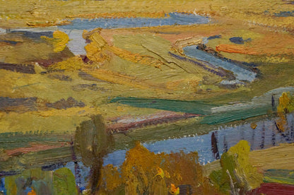 Impressionistic oil painting Place to Rest by Gantman Moses Faybovich