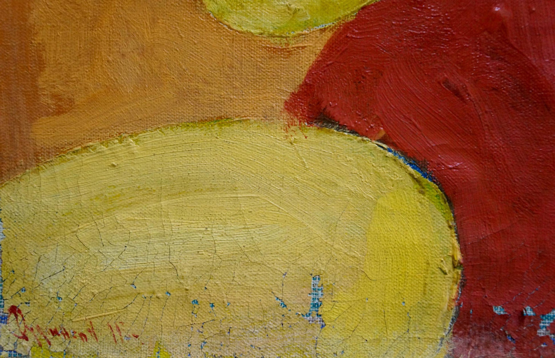 Abstract oil painting Warm rain by Dudchenko Andrey Nikolaevich