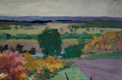Oil painting After the Rain by Korostelev Vladimir Alexandrovich