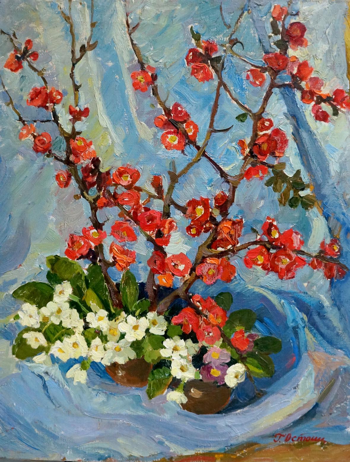 Oil painting Autumn flowers by Ostanniy Galina Afanasevna