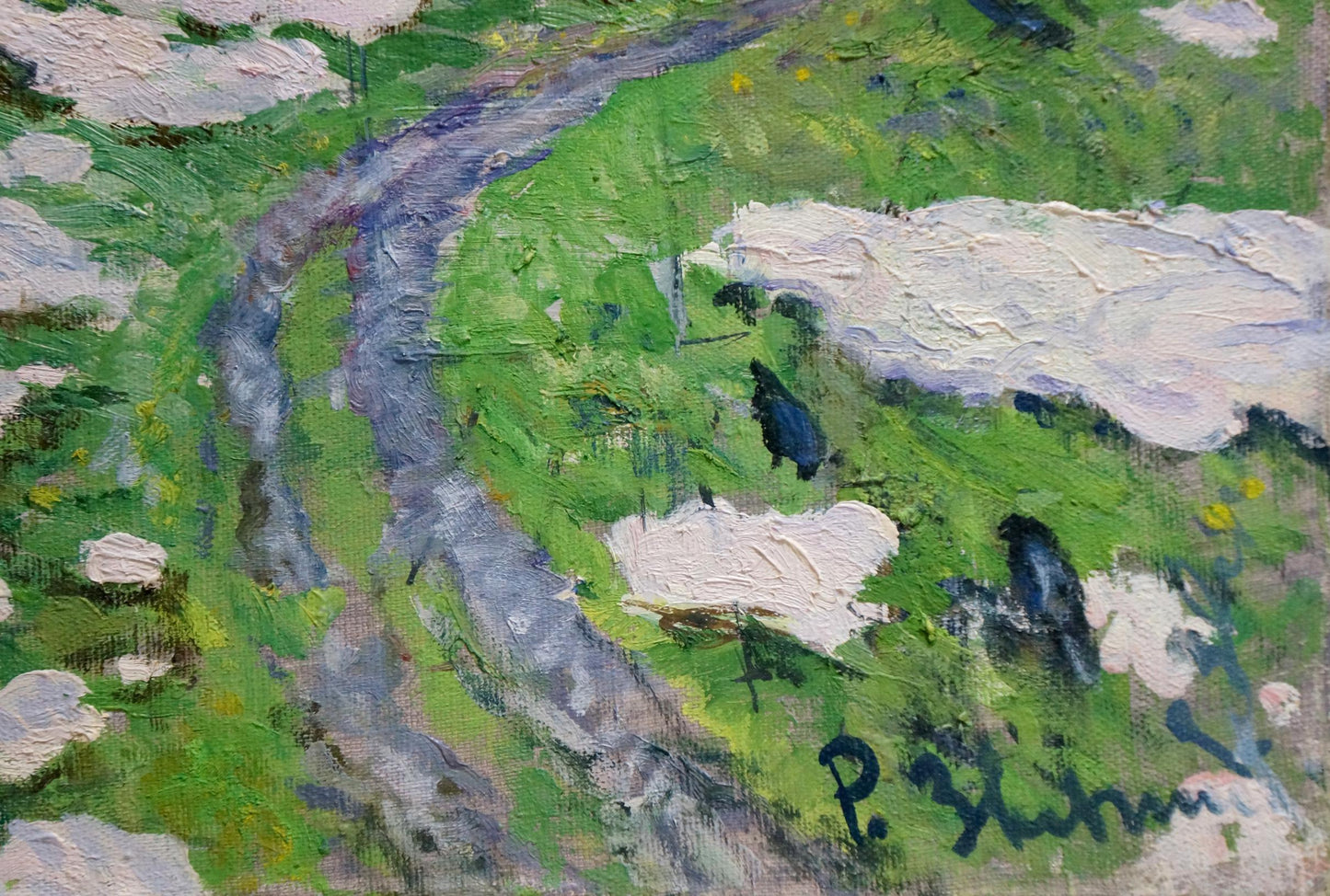 Oil painting End of Winter by Zvyagintsev Rostislav Mikhailovich