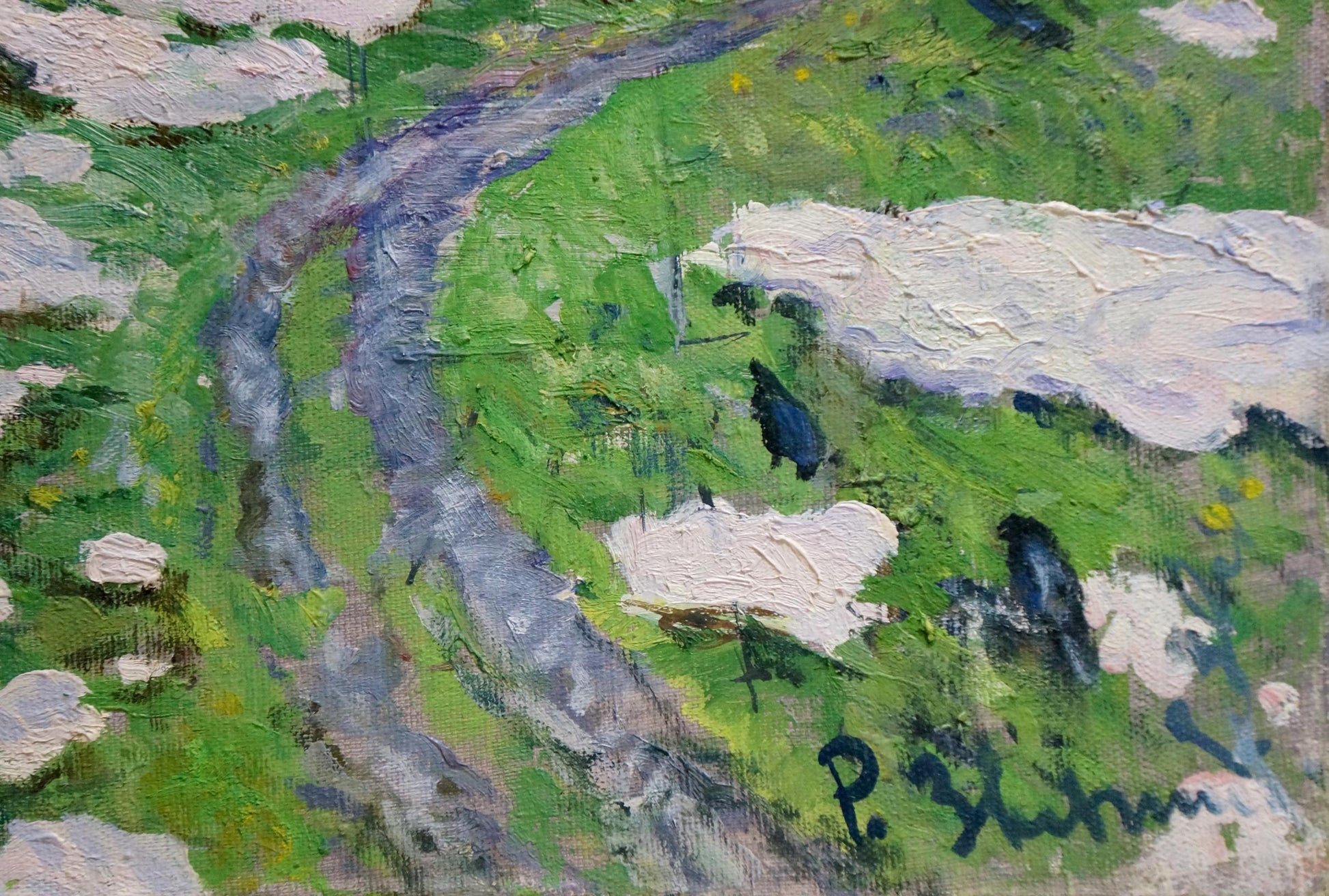 Oil painting End of Winter by Zvyagintsev Rostislav Mikhailovich