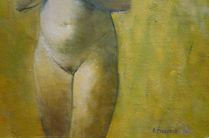 Oil painting portrait of female figure by Tolkunov Egor Egorovich