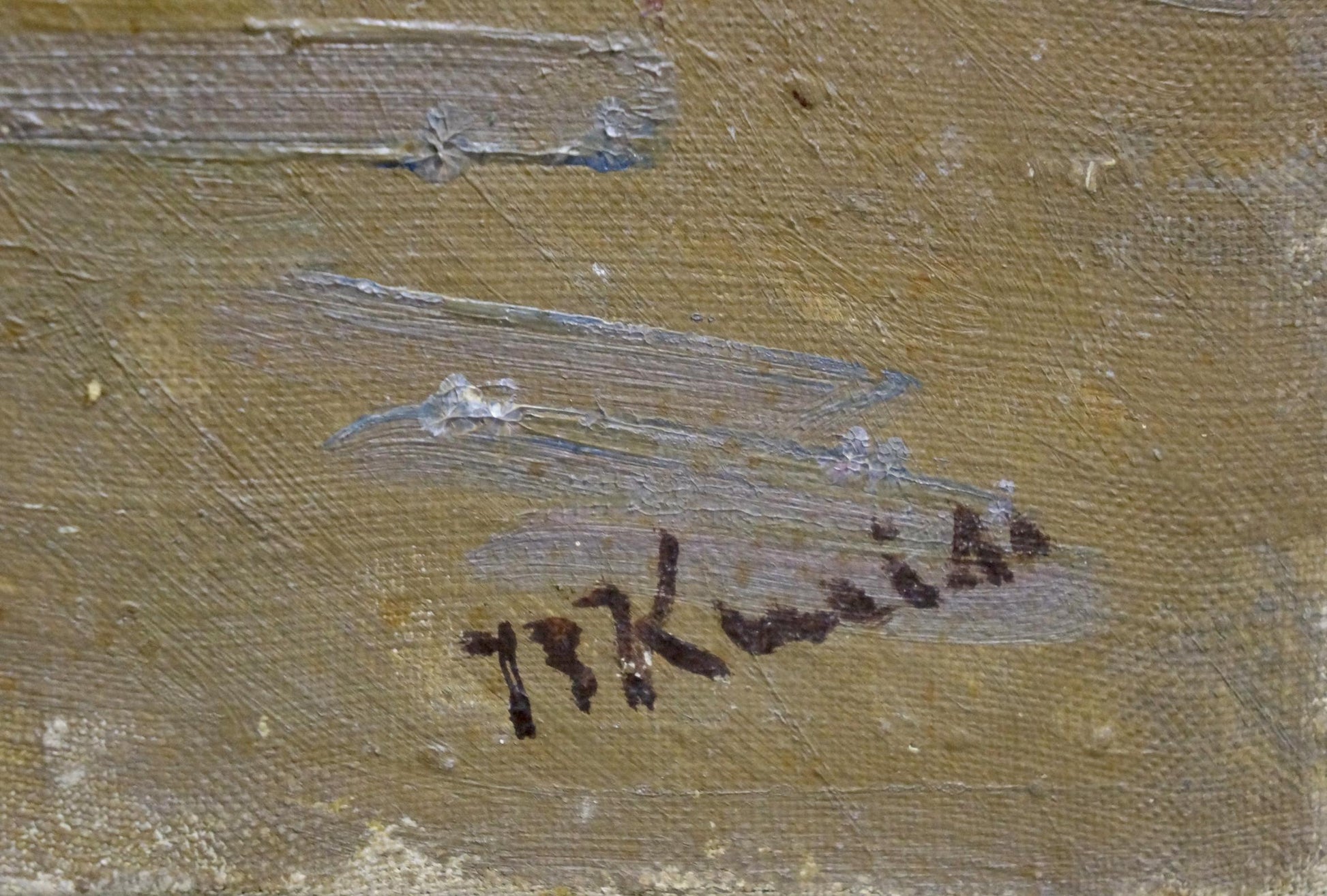 Oil painting Pumpkin harvest by Kisil Grigory Alekseevich with t.k. signature