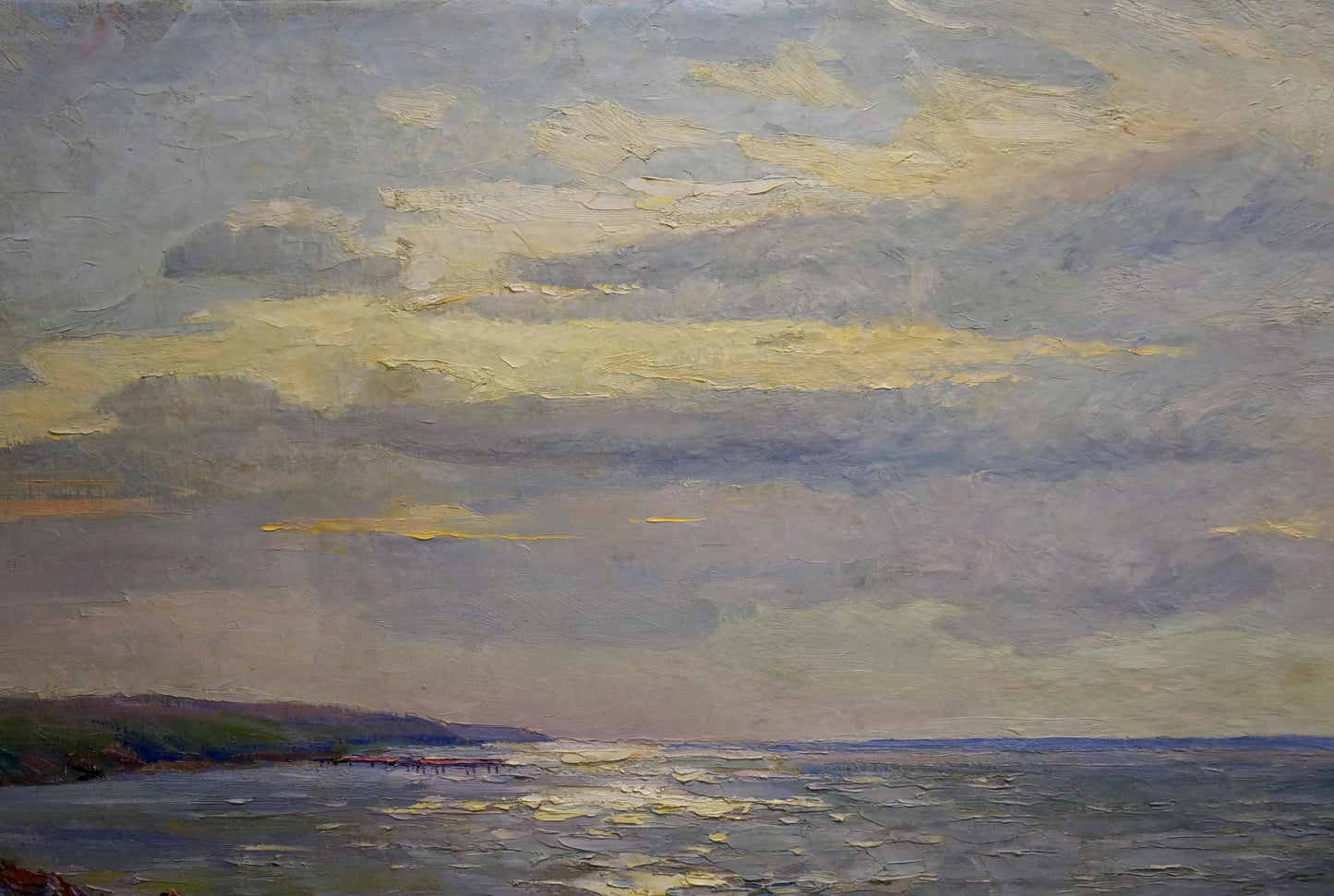 Serene impressionist seascape oil painting by Nepiypivo Vasily Ignatievich