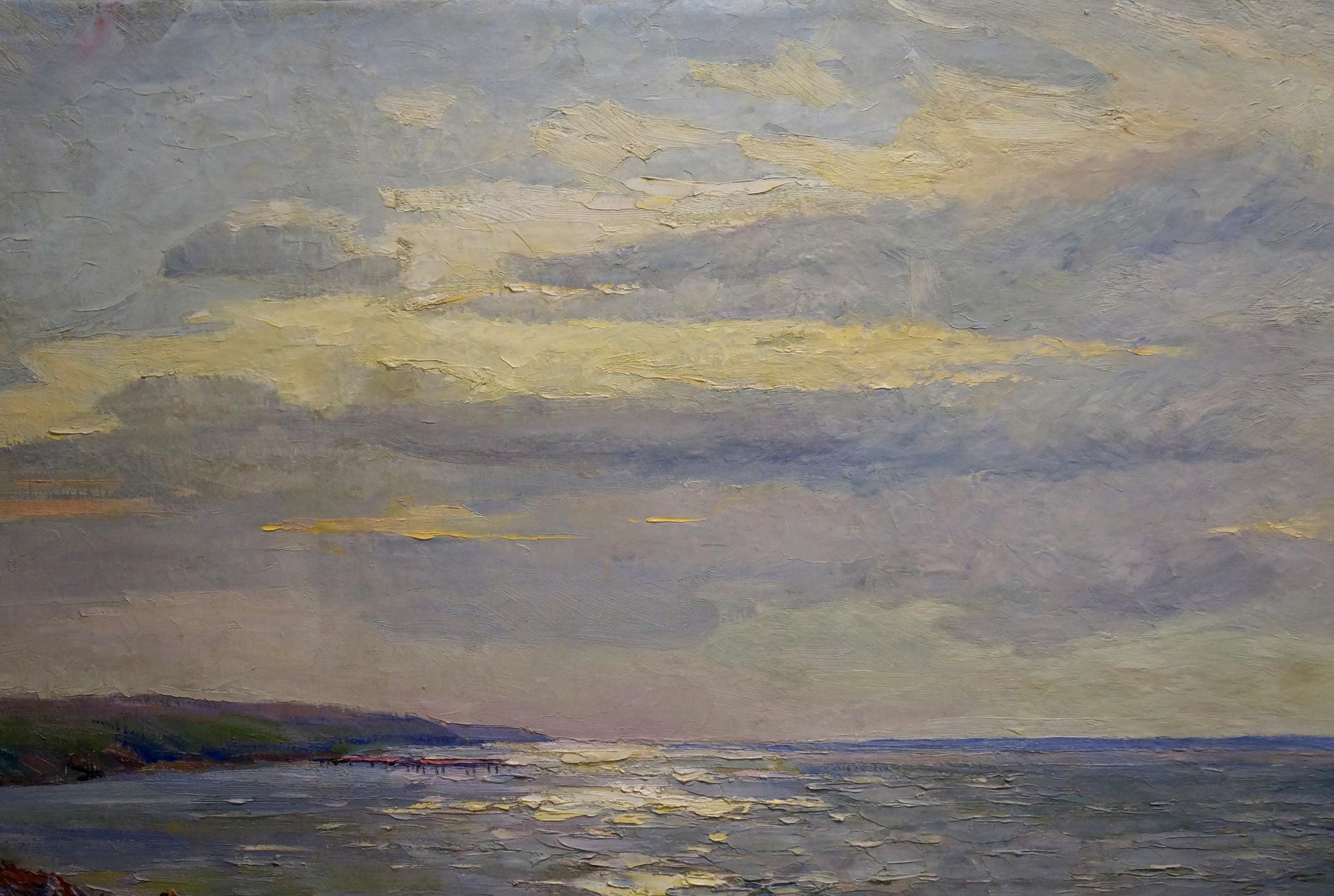 Serene impressionist seascape oil painting by Nepiypivo Vasily Ignatievich