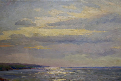 Serene impressionist seascape oil painting by Nepiypivo Vasily Ignatievich
