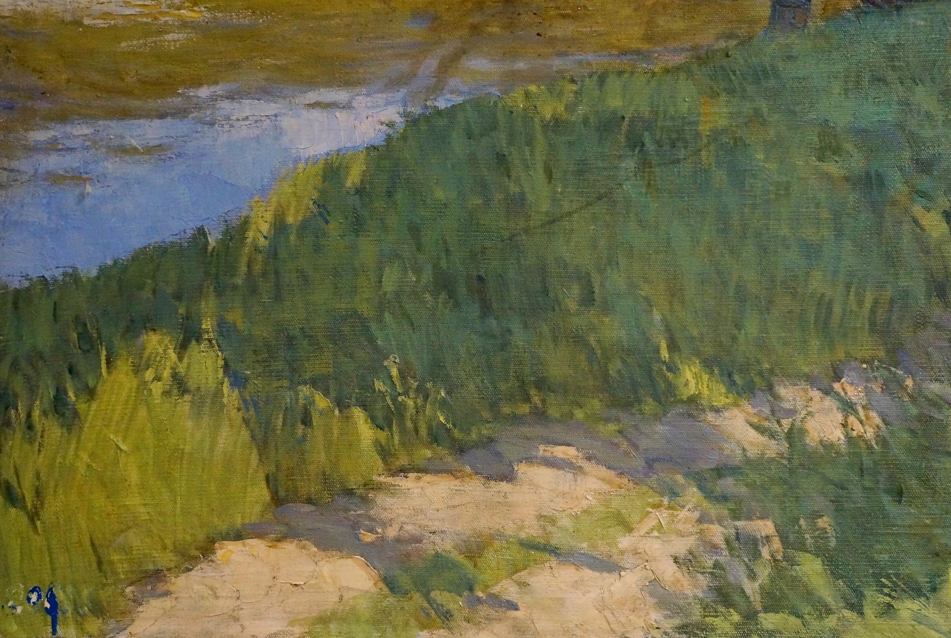 Oil painting Guy by the shore by Filbert Alexander Alexandrovich
