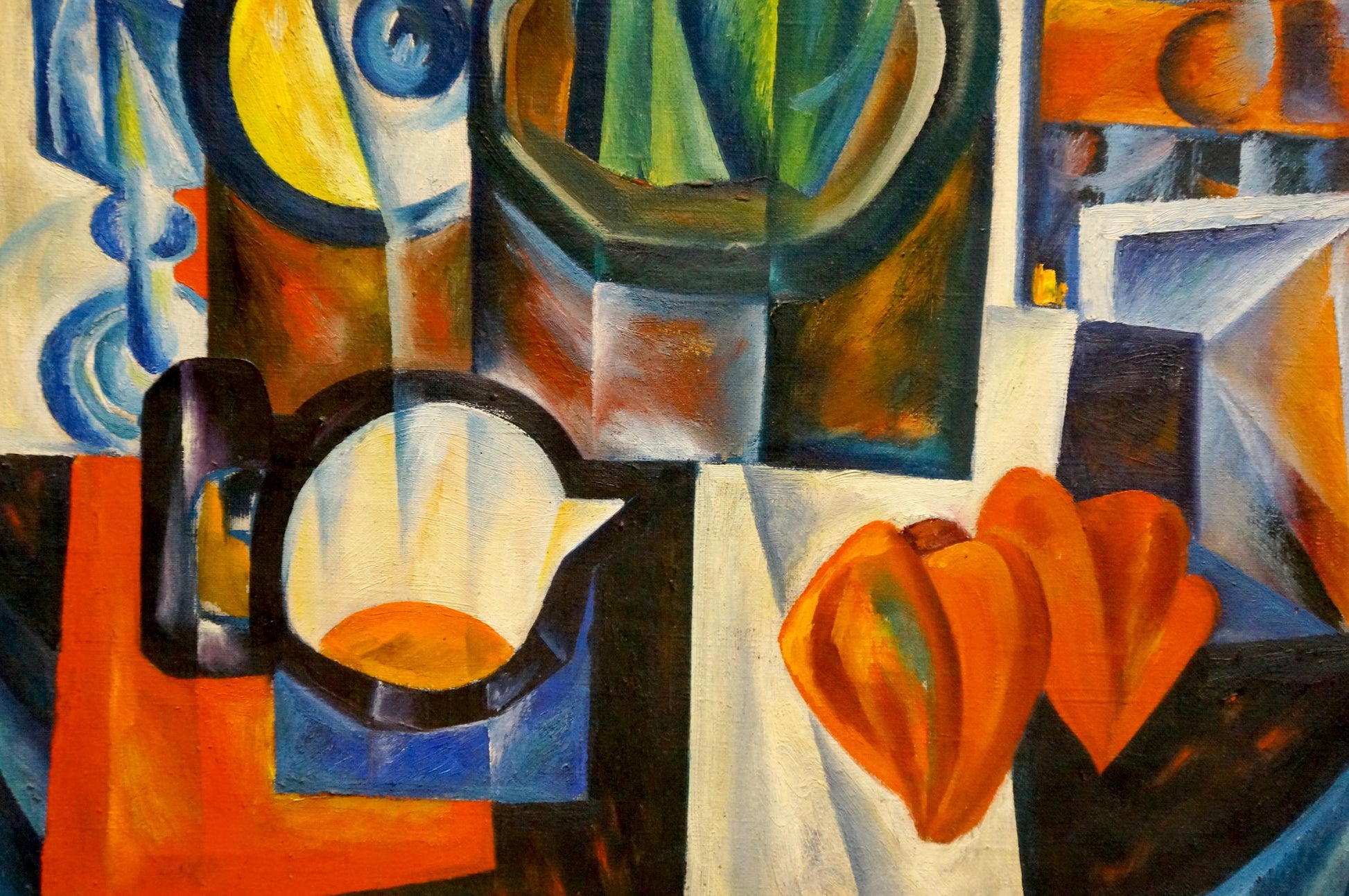 Vibrant abstract oil painting Still life by Kakichev Yuri Petrovich