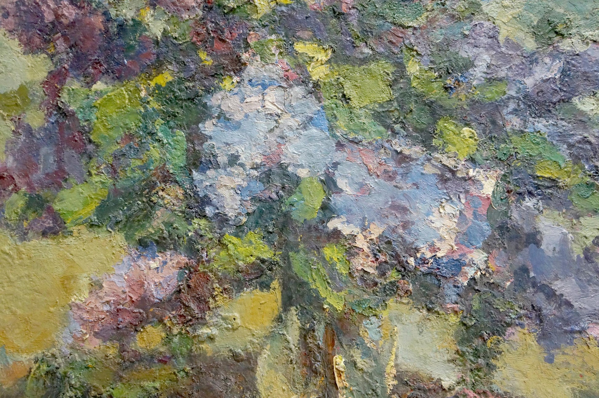 Oil painting Bouquet of lilacs on the table by Sergey Dupliy