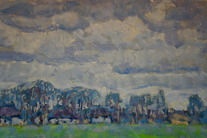 Oil painting Sun ray by Kolosovsky Georgy Sergeevich, impressionistic landscape