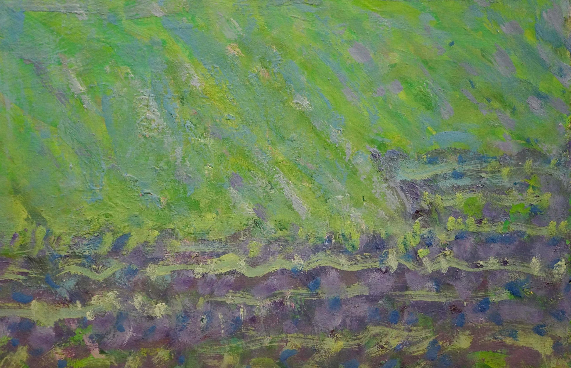 Vibrant impressionist oil painting Sun ray by Kolosovsky Georgy Sergeevich