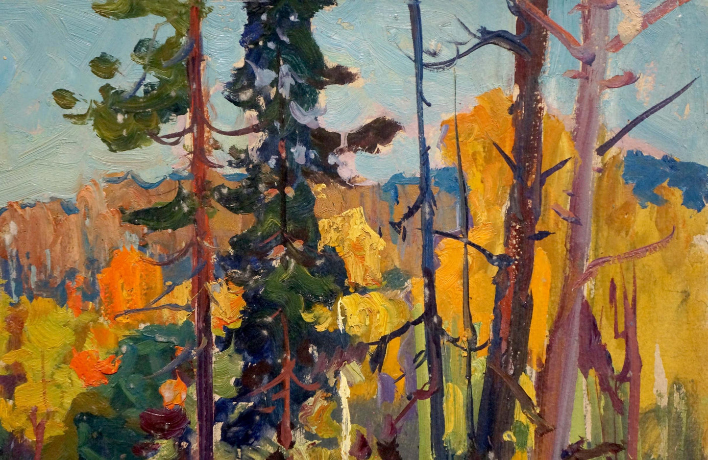Oil painting Golden Autumn by Fomin Anatoly Nikiforovich