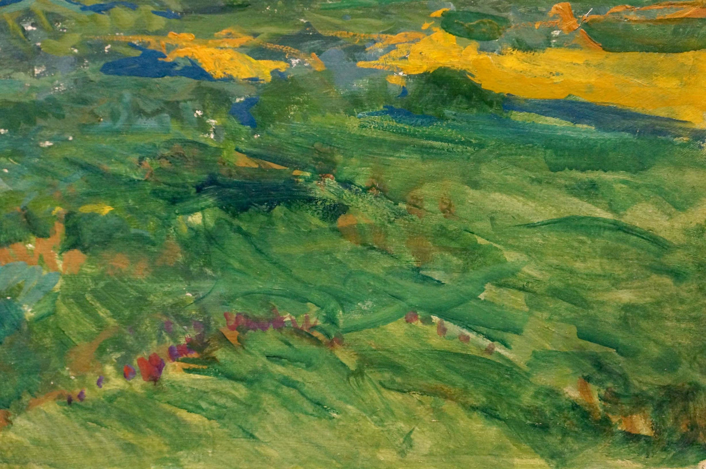 Vibrant impressionistic oil landscape by Fomin Anatoly Nikiforovich