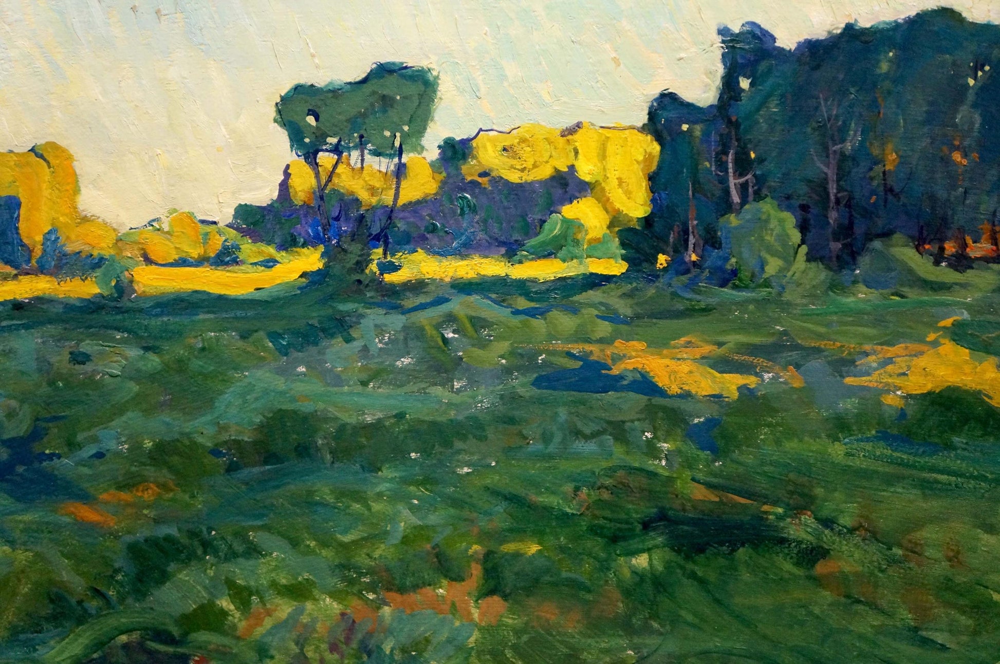 Vibrant impressionist oil painting Daylight by Fomin Anatoly Nikiforovich
