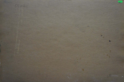 Back of Oil painting Daylight by Fomin Anatoly Nikiforovich on beige textured canvas