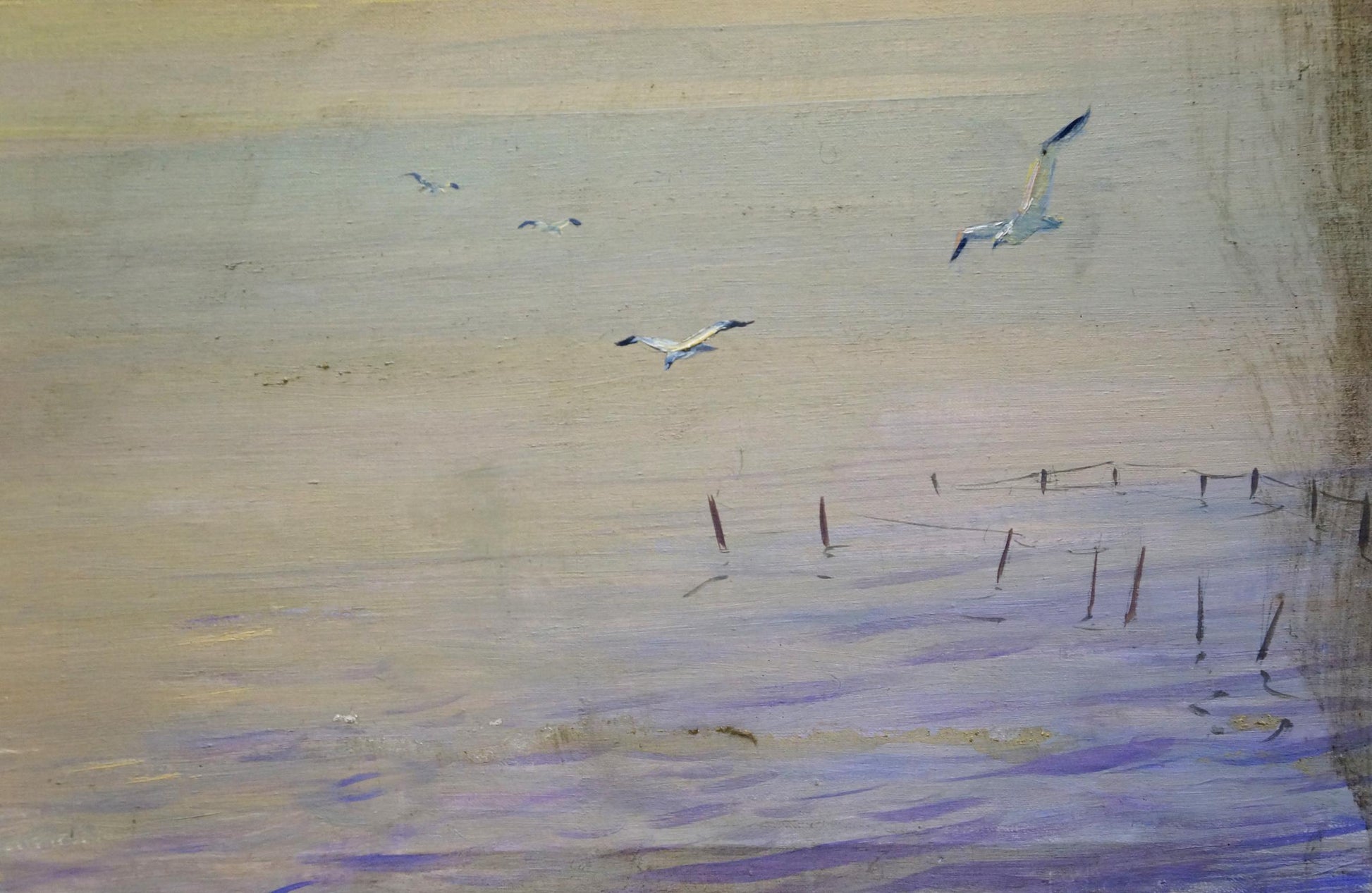 An oil artwork capturing the beauty of an island landscape