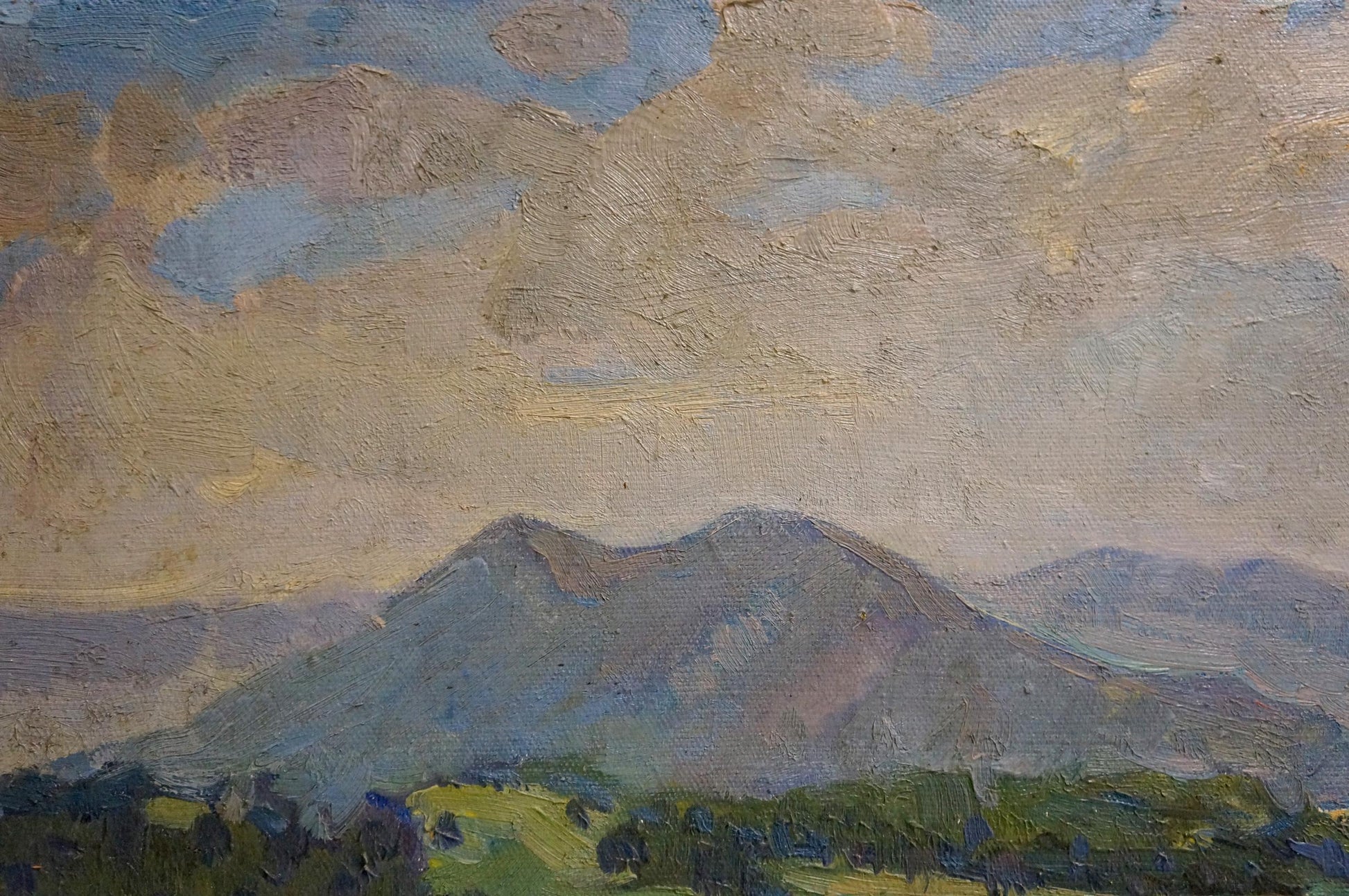 Oil painting of mountain landscape by Zhabinsky Leonid Andreevich