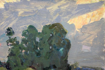 Impressionistic oil painting Before the Storm by Fomin Anatoly Nikiforovich