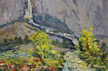 Oil painting of Mount Ai-Petri by Zhugan Vladimir Alexandrovich