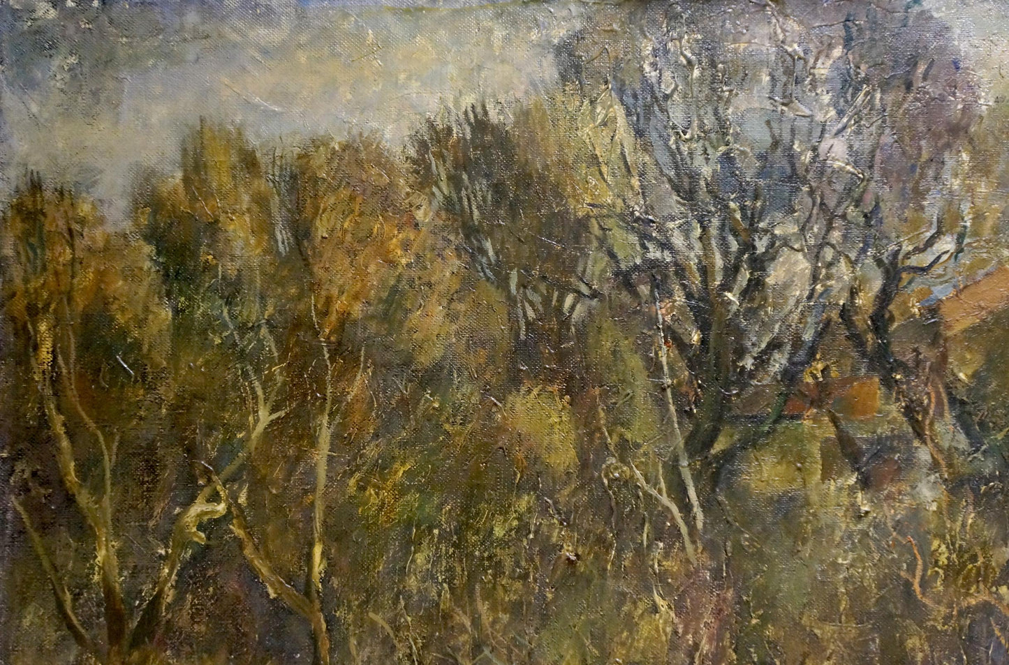 Impressionistic oil painting Oil painting Suburban Massif by Bazilev Sergey