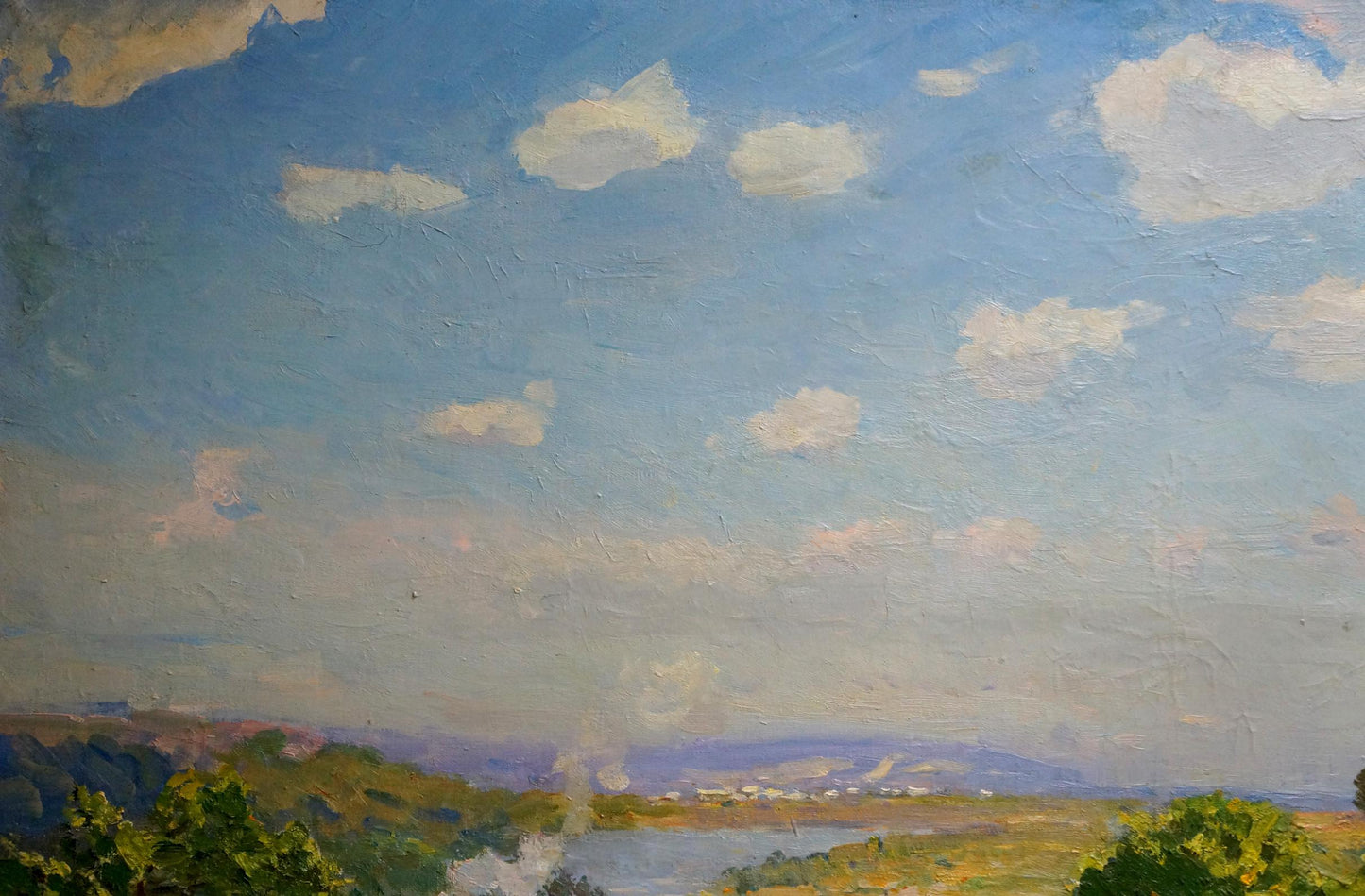 Oil painting Summer by Khodchenko Lev Pavlovich serene landscape