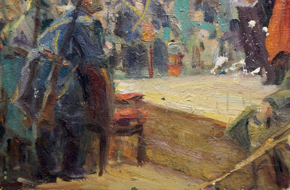 Oil painting of Lenin speaking by Bazylev Nikolay Ivanovich