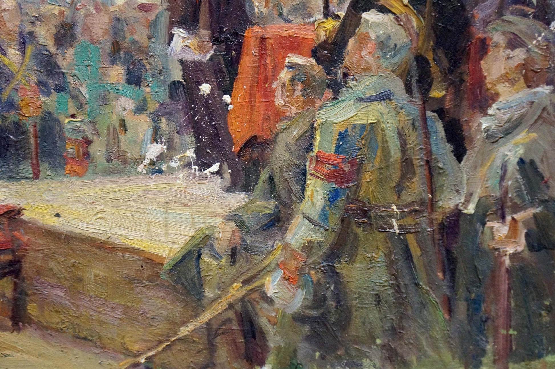 Oil painting of Lenin speaking by Bazylev Nikolay Ivanovich