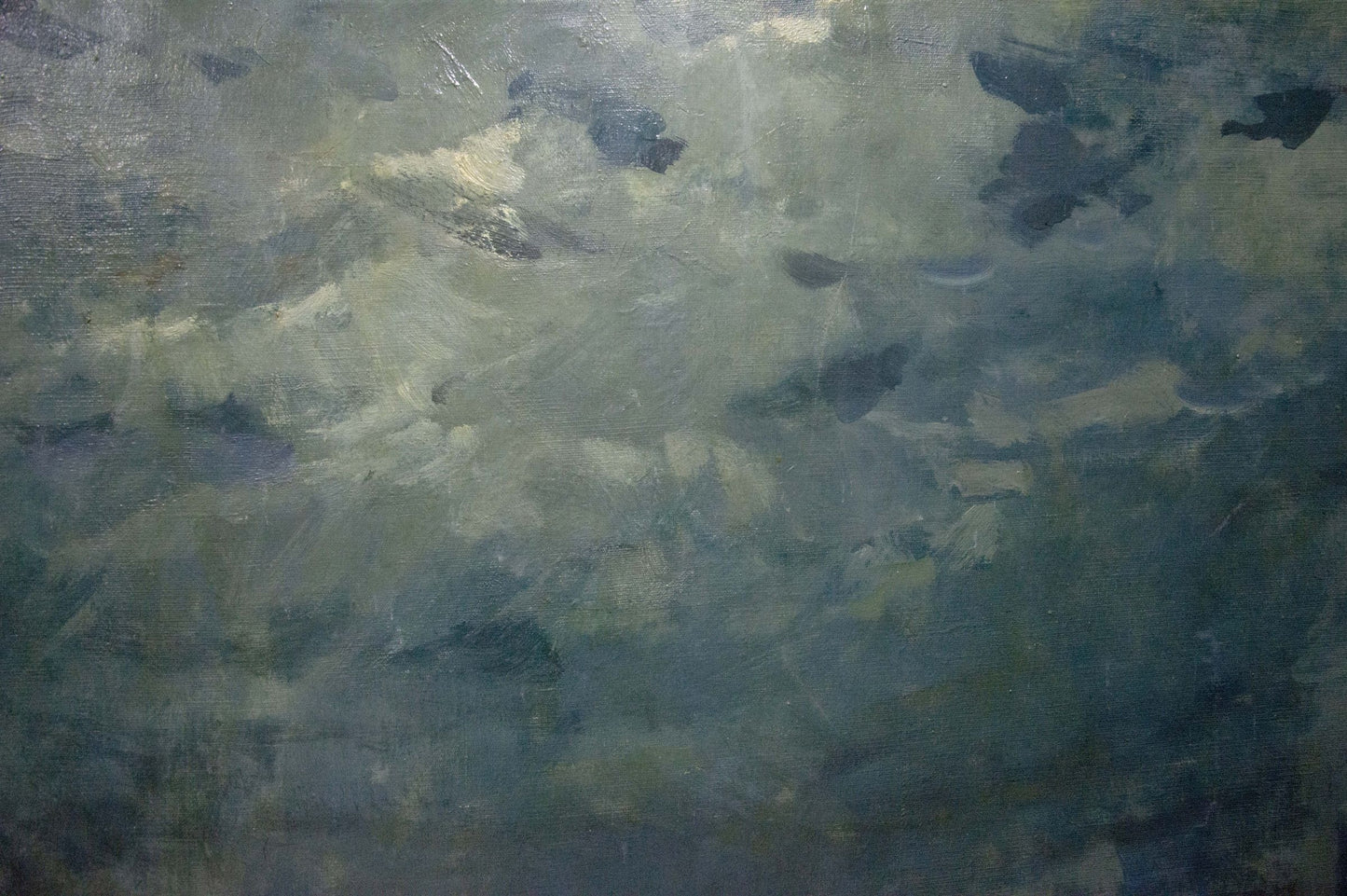 Abstract oil painting Night landscape by Zakharov Fedor Zakharovich