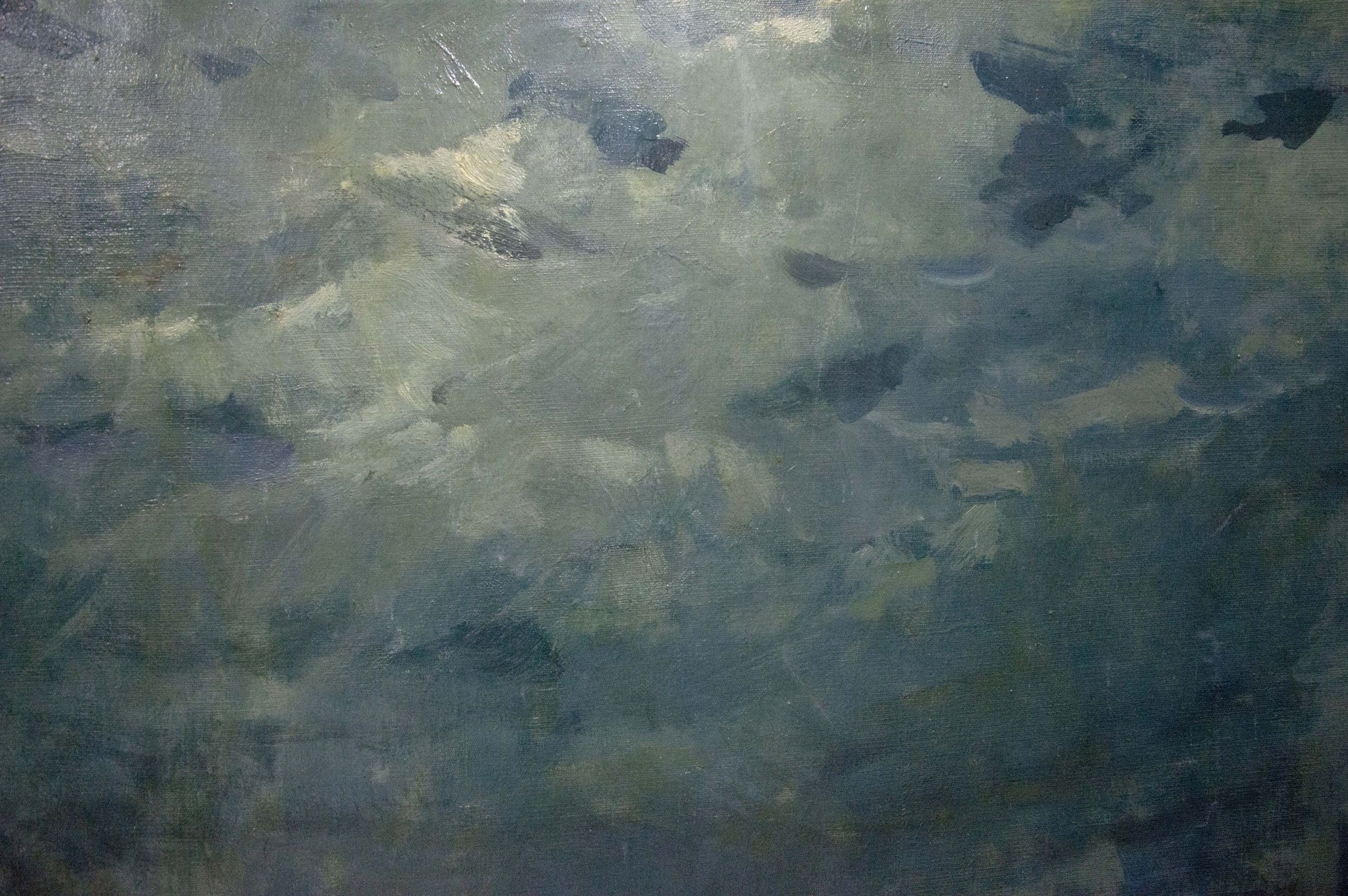 Abstract oil painting Night landscape by Zakharov Fedor Zakharovich