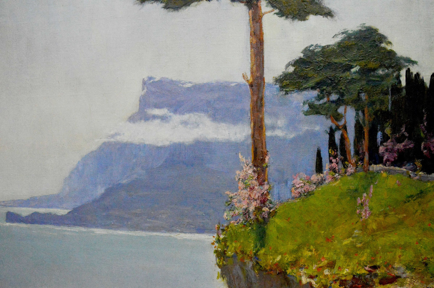 Serene oil painting On the Mountain by Ivan Alekseevich Vladimirov