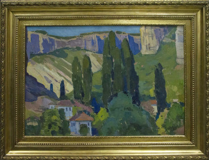 Framed oil painting of C.n landscape by Buryachok Nikolay Ivanovich