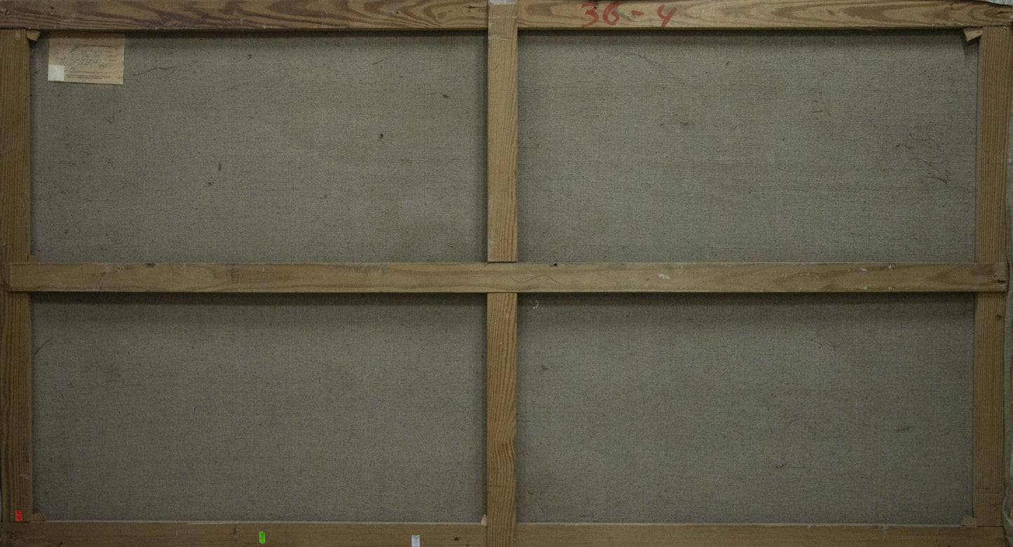 Back of 4-panel wooden-framed canvas by Koshevoi Stepan Lvovich