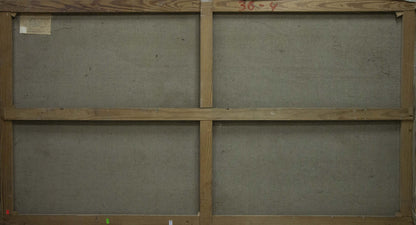 Back of 4-panel wooden-framed canvas by Koshevoi Stepan Lvovich