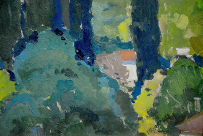 Oil painting of C.n landscape by Buryachok Nikolay Ivanovich