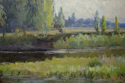 Serene impressionistic oil painting by Nepiypivo Vasily Ignatievich