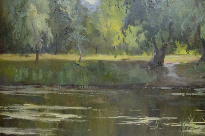 Serene impressionistic oil painting by Nepiypivo Vasily Ignatievich