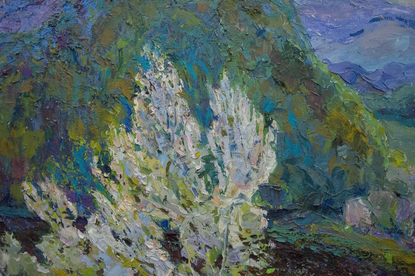 oil painting forest
