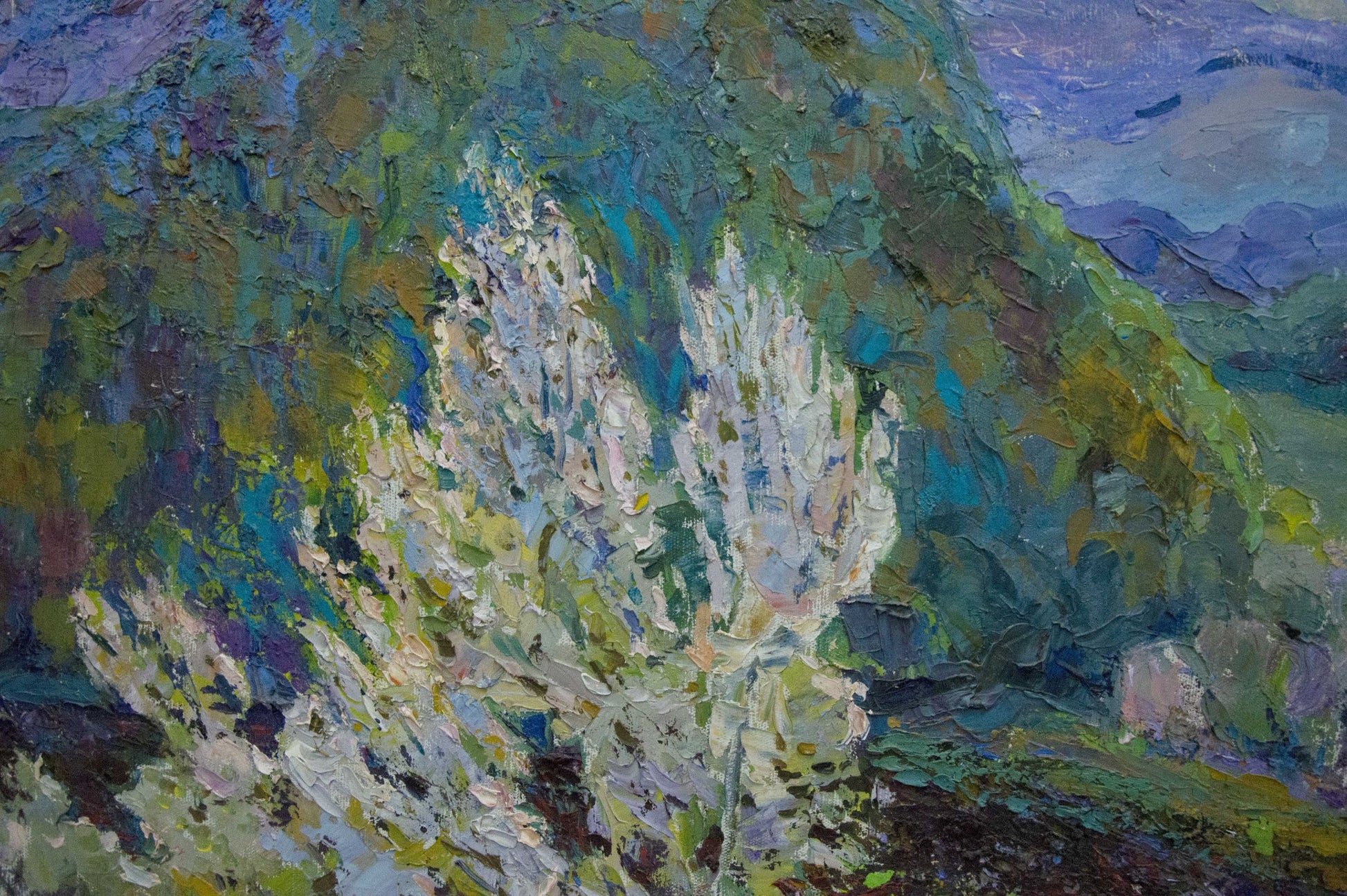 oil painting forest