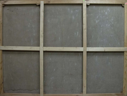 Back of wooden canvas frame with gray panels by Nepiypivo Vasily Ignatievich