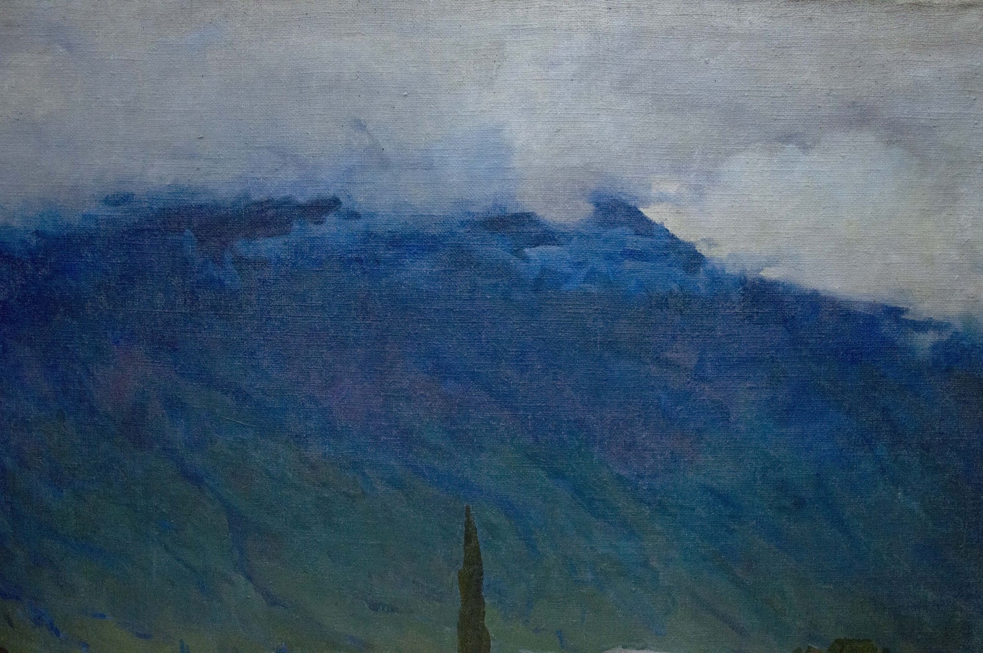 Serene mountain oil painting by Bondarenko Vladimir Ivanovich