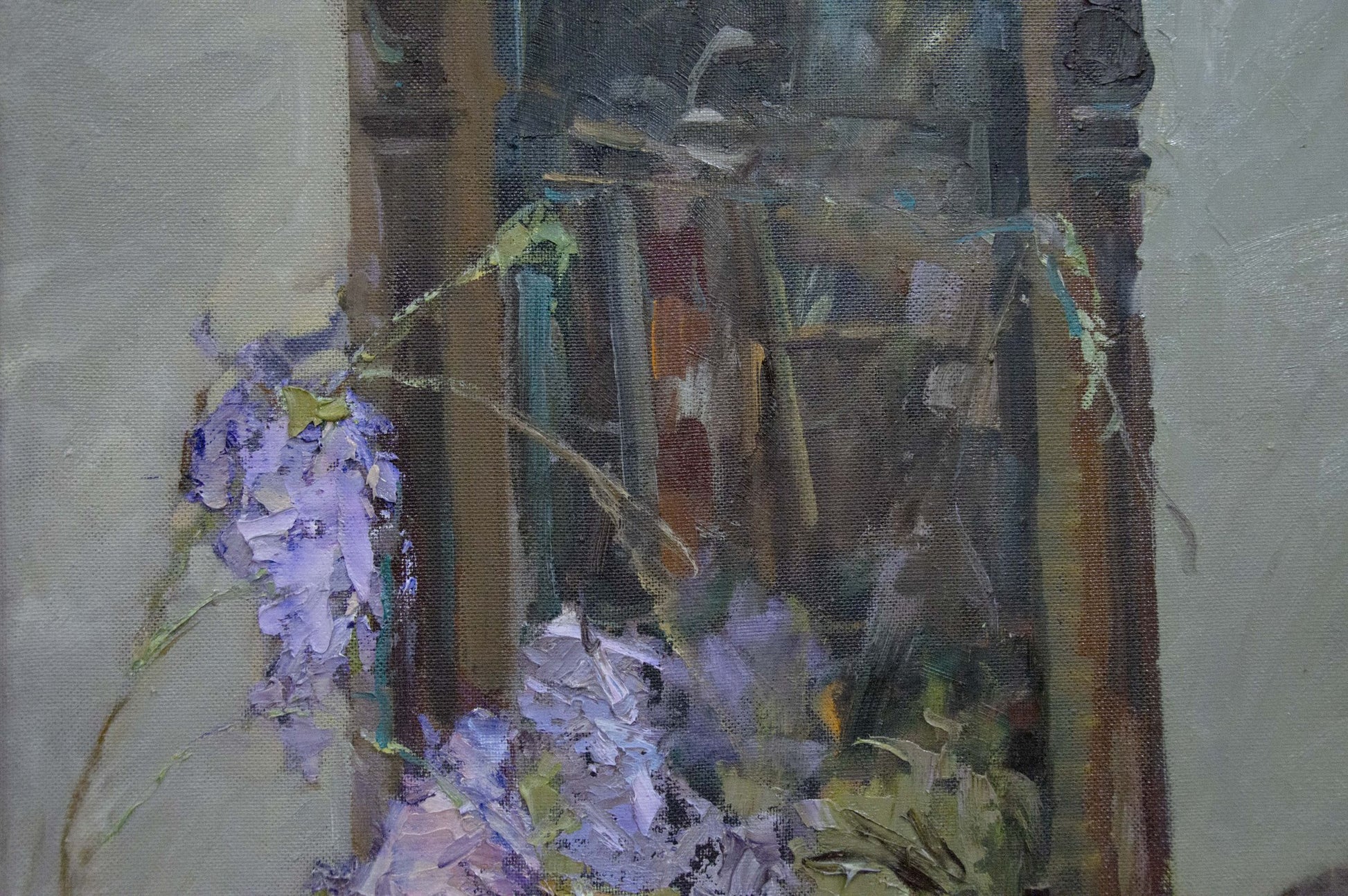 Oil painting Still Life with Wisteria by Ryman Evgeny Nikolaevich