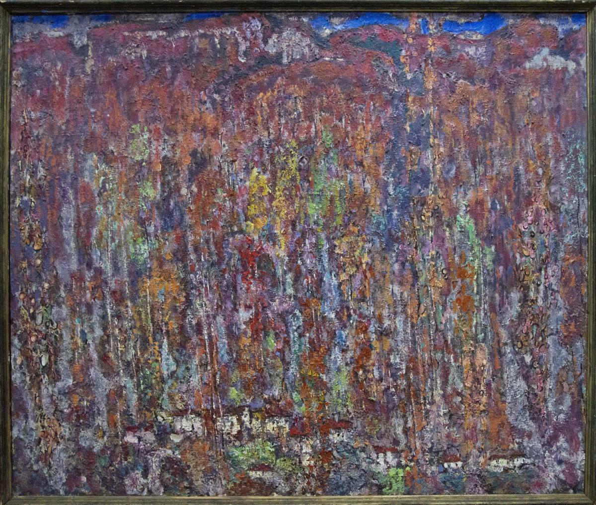 Abstract oil painting Autumn in the mountains by Filatov Vladimir Nikolaevich