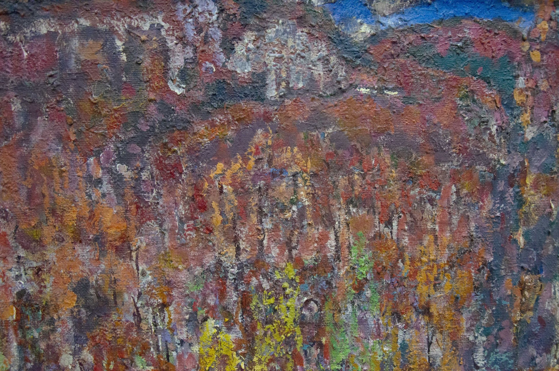 Abstract autumn forest oil painting by Filatov Vladimir Nikolaevich