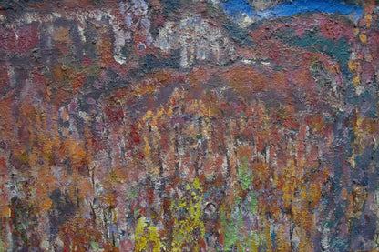 Abstract autumn forest oil painting by Filatov Vladimir Nikolaevich