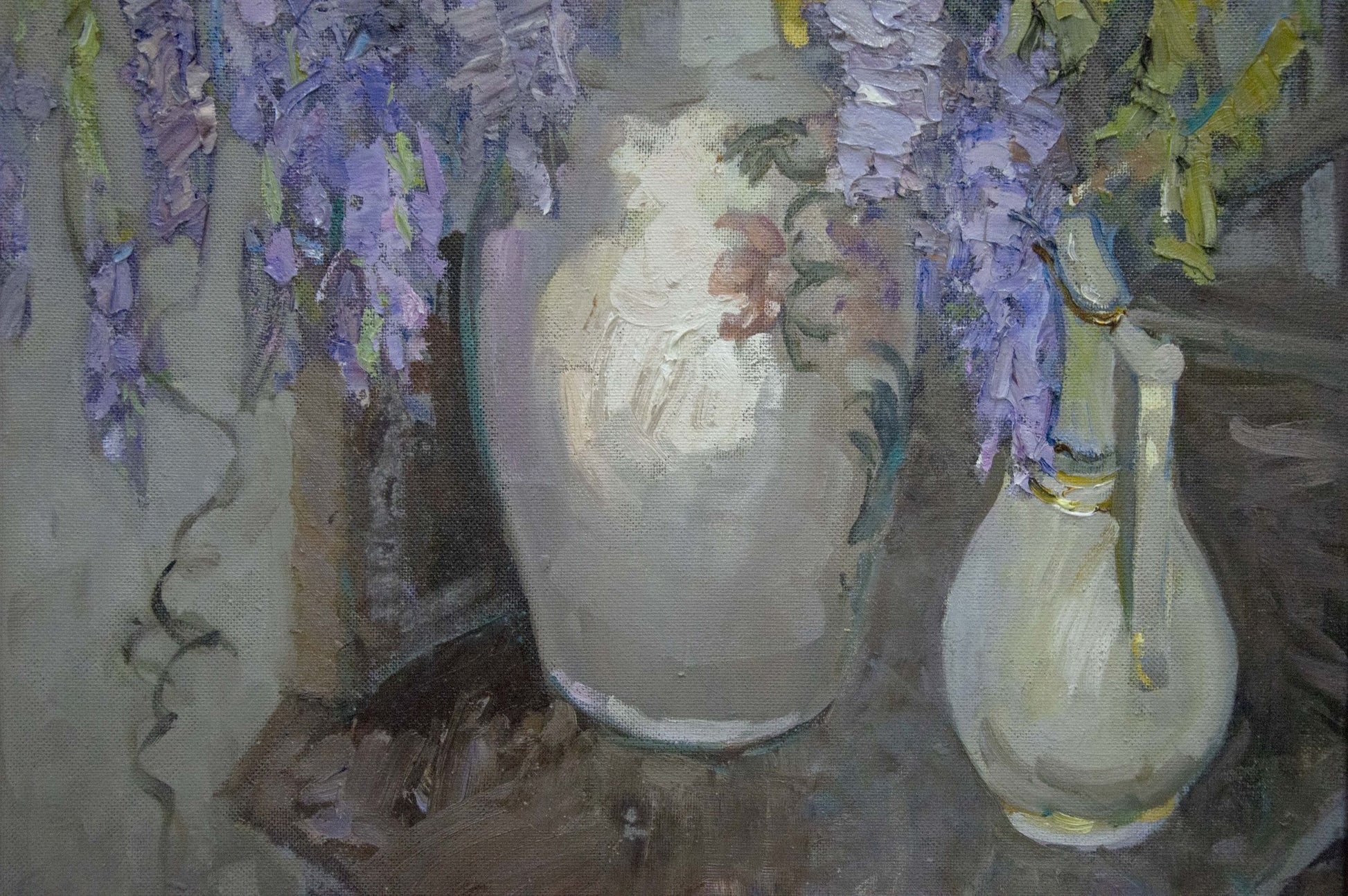 Oil painting Still Life with Wisteria by Ryman Evgeny Nikolaevich