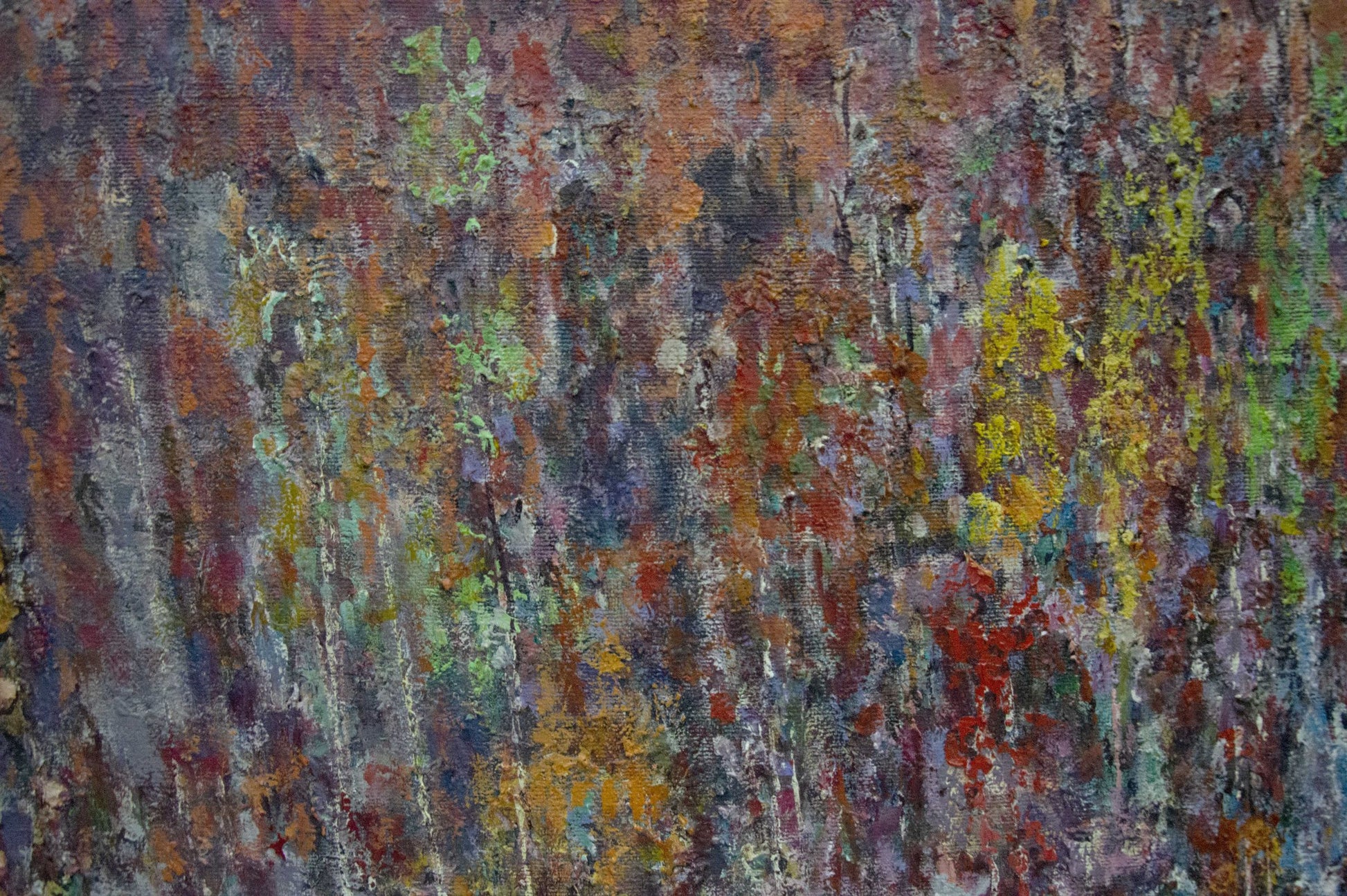 Abstract oil painting Autumn in the mountains by Filatov Vladimir Nikolaevich